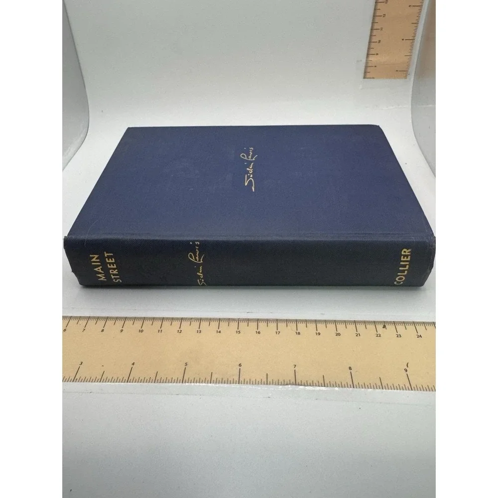 Main Street by Sinclair Lewis 1920 Collier Antique Hardcover Book VG Pulitzer
